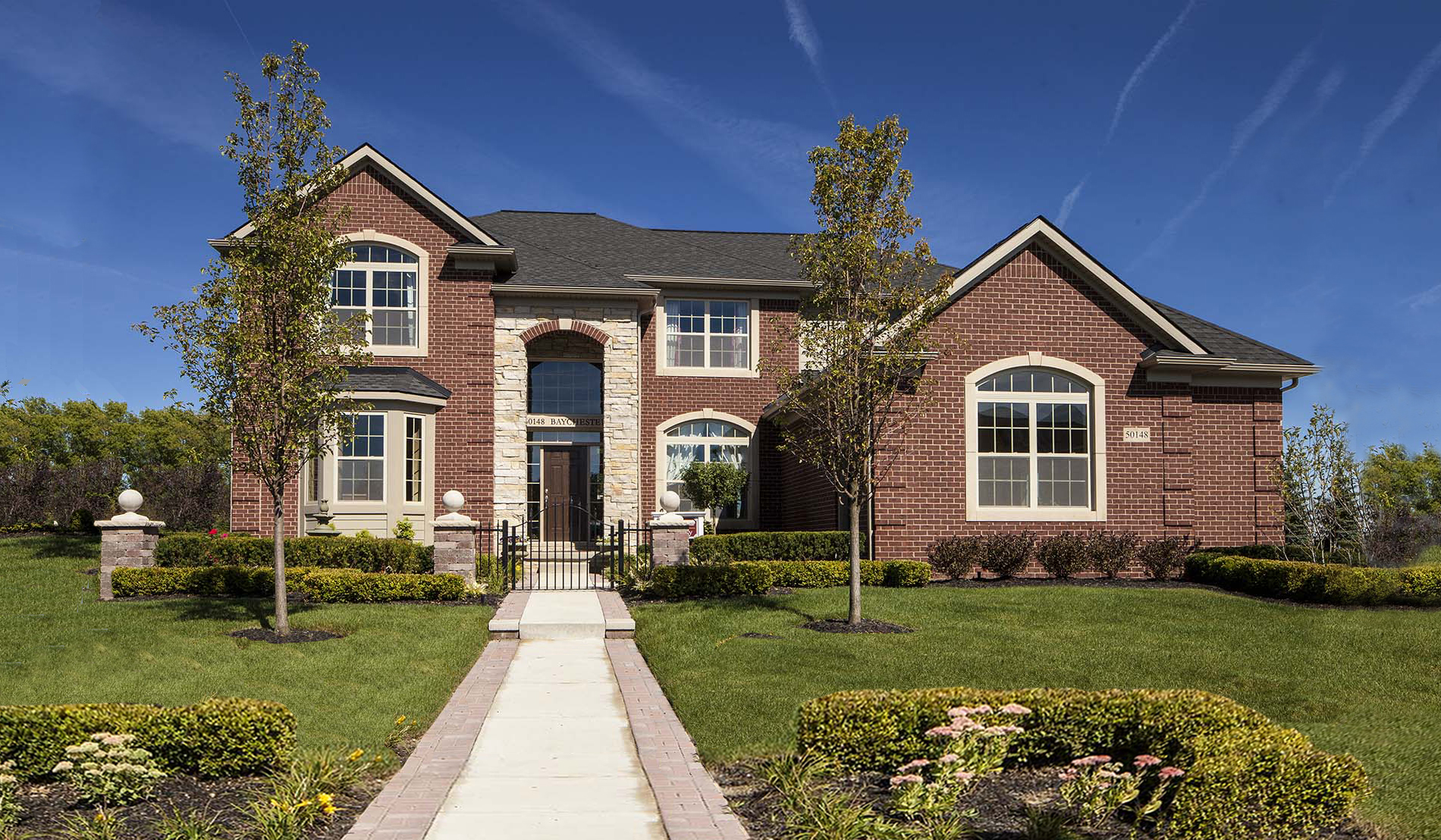 Family Friendly Central Park With Playground And Gazebo Landscaped Community Ponds Bending Roads