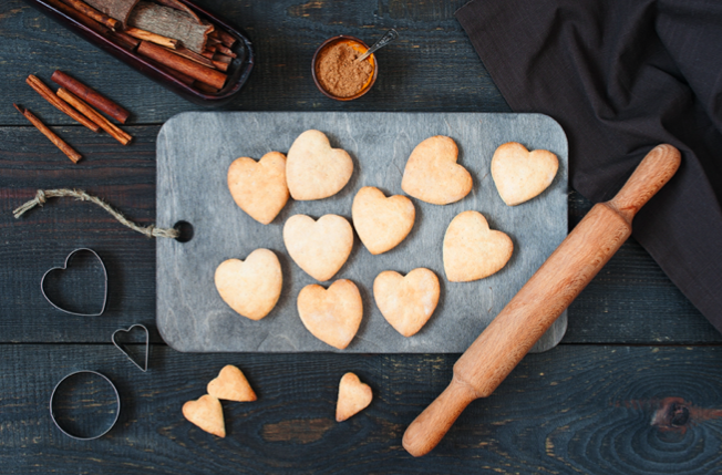 Heart-Shaped Cookies